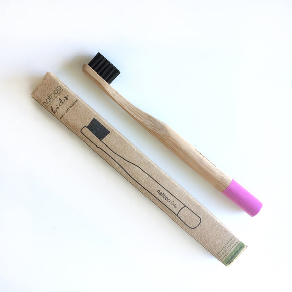 2 kids Natboo Toothbrushes. Pink + (another color)