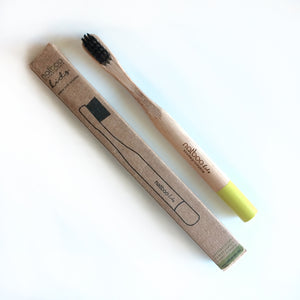 2 kids Natboo Toothbrushes. Yellow-Green + (another color)